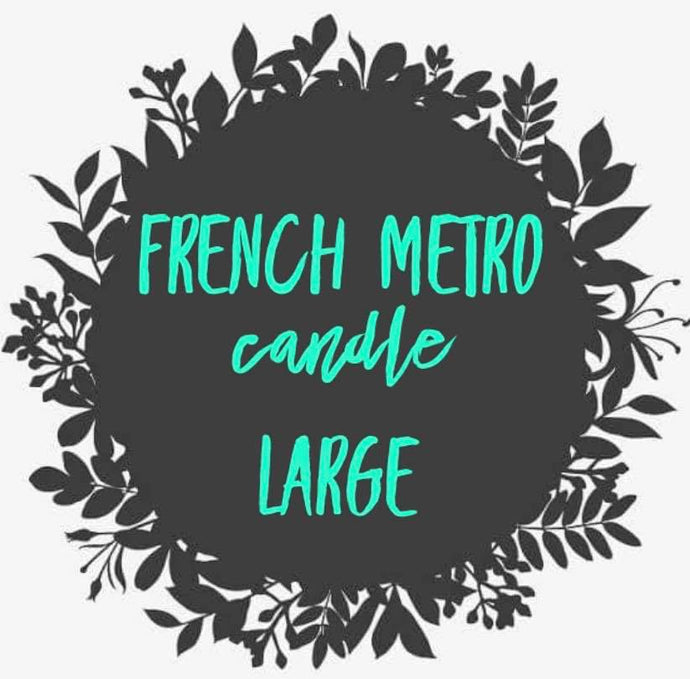 French Metro Candle - Large