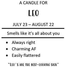 Load image into Gallery viewer, Zodiac Candle - Leo