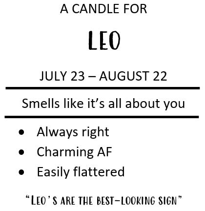 Zodiac Candle - Leo