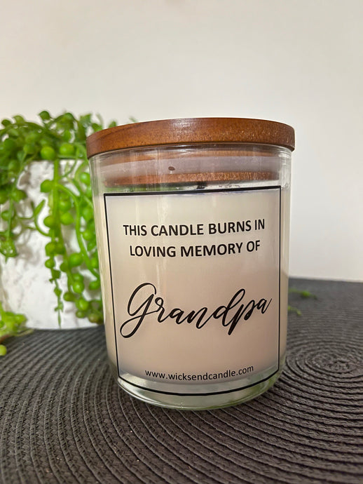 Memorial Candles - Customise name