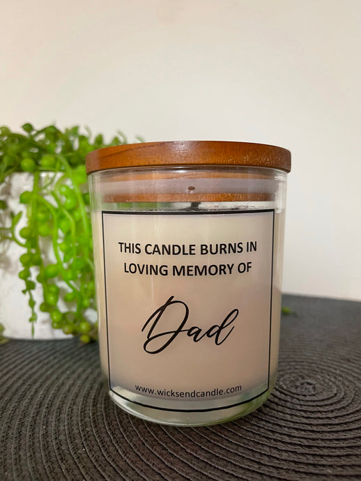 Memorial Candles - Dad