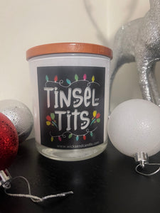 ‘Tinsel Tits’ Christmas Elegance Candle