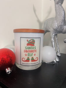 ‘Santa’s Favourite Elf” Christmas Elegance Candle