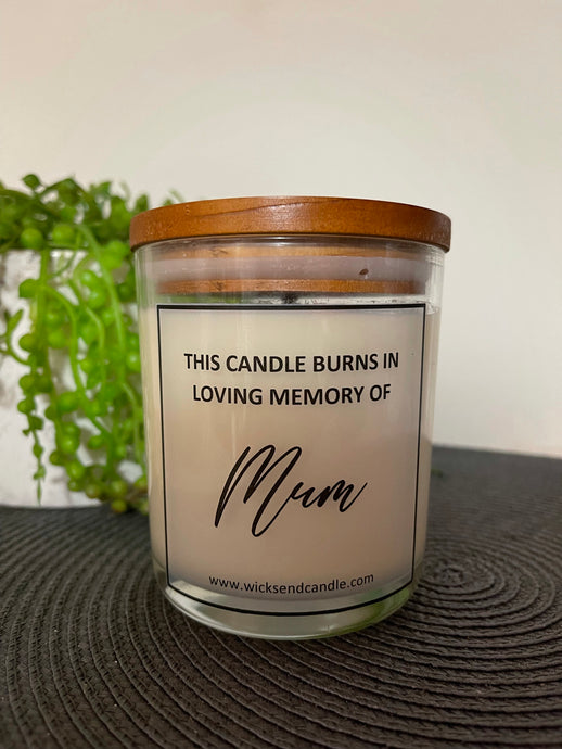 Memorial Candles - Mum