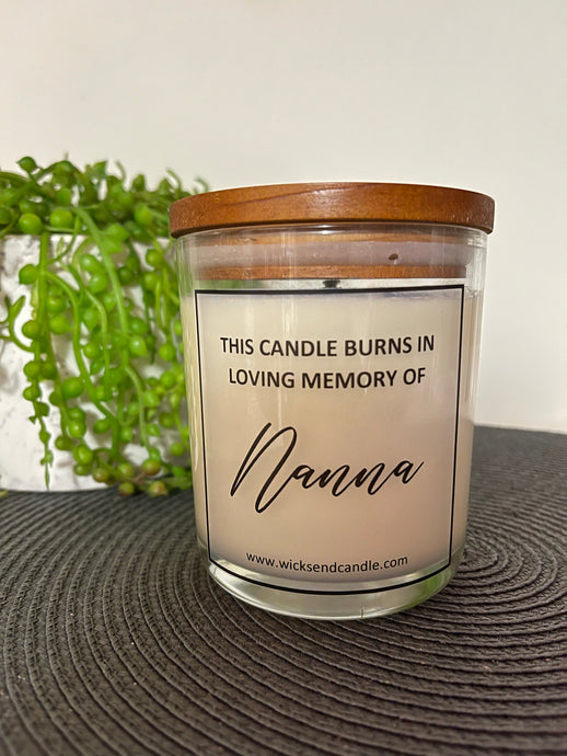 Memorial Candles - Nanna