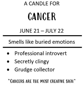 Zodiac Candle - Cancer