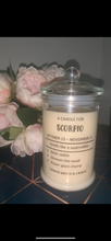 Load image into Gallery viewer, Zodiac Candle - Scorpio