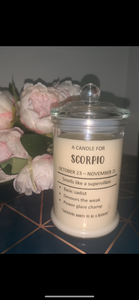 Zodiac Candle - Scorpio