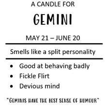 Load image into Gallery viewer, Zodiac Candle - Gemini