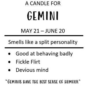 Zodiac Candle - Gemini